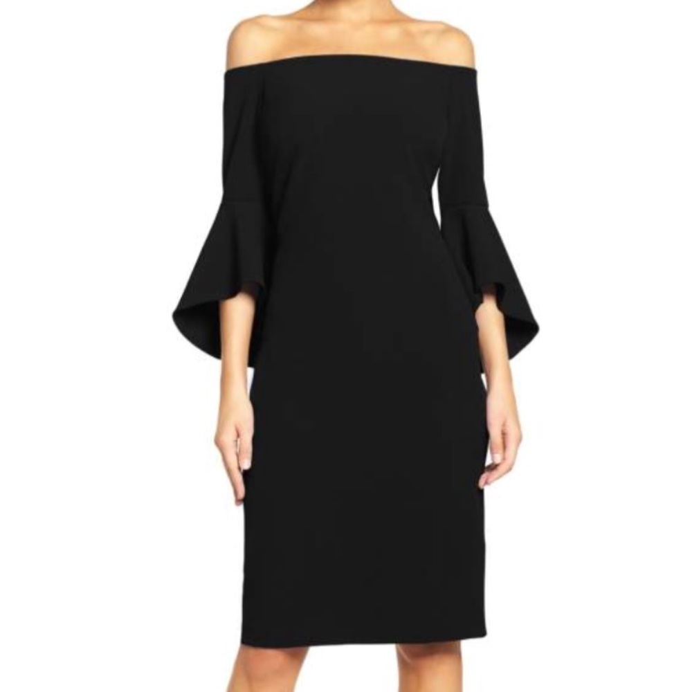 Trendy Off the Shoulder LBD